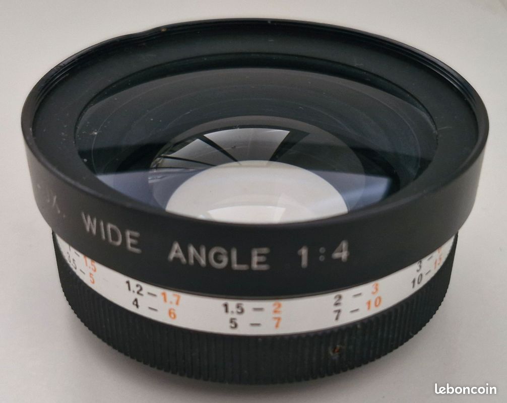 Objectifs Yashica Yashikor - Téléphoto 1:4 Et Grand Angle 1:4 - Monture Contax/Yashica - Fabriqués Au Japon
