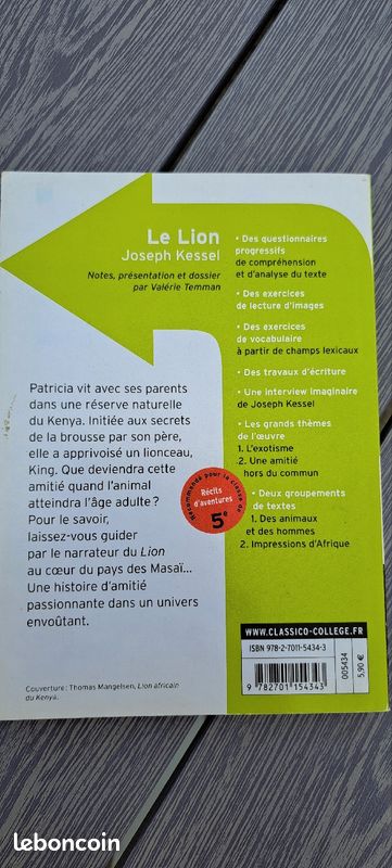 Le lion/ Joseph Kessel (image 2)