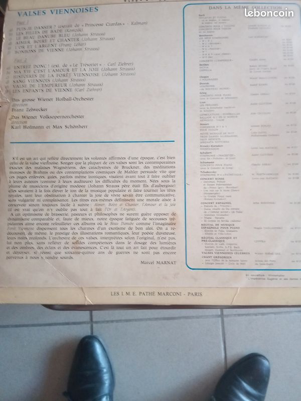 Disque vinyle valse viennoises (image 1)