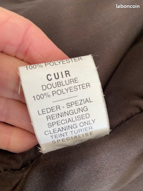 Veste femme cuir véritable marque Le Buffle (image 7)