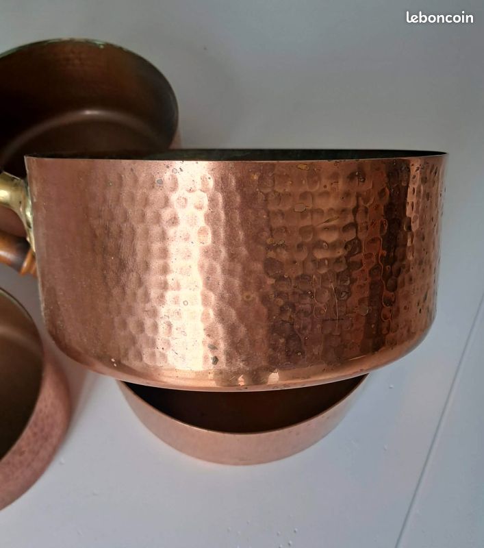 Casseroles en cuivre (image 1)