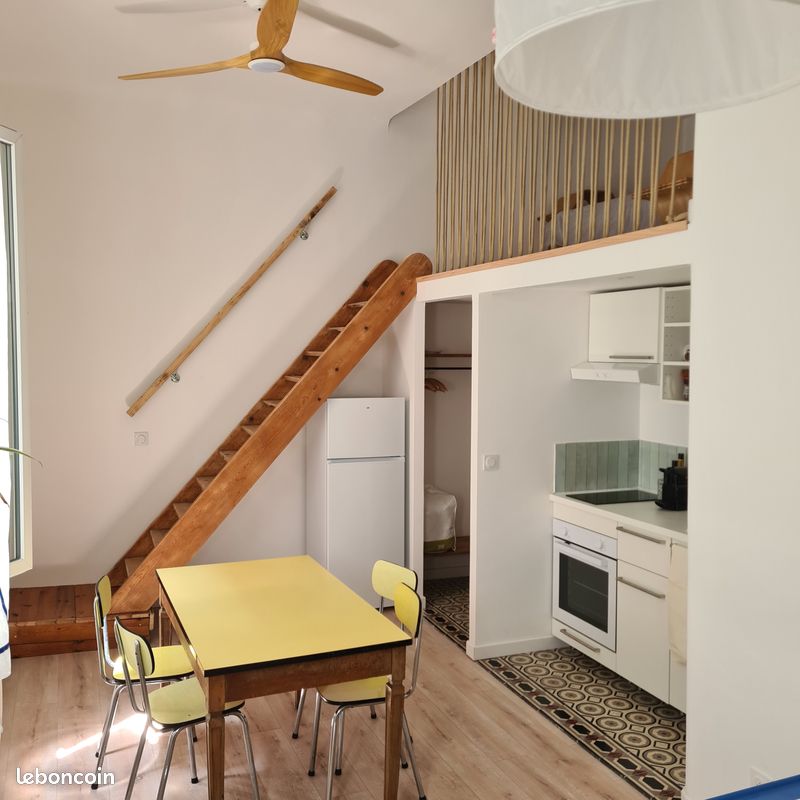Studio Mezzanine, lumineux proche du vieux port - Locations saisonnières