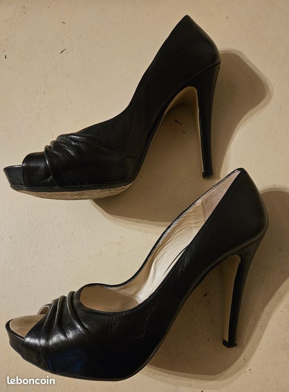 Superbes escarpins tout cuir (image 6)