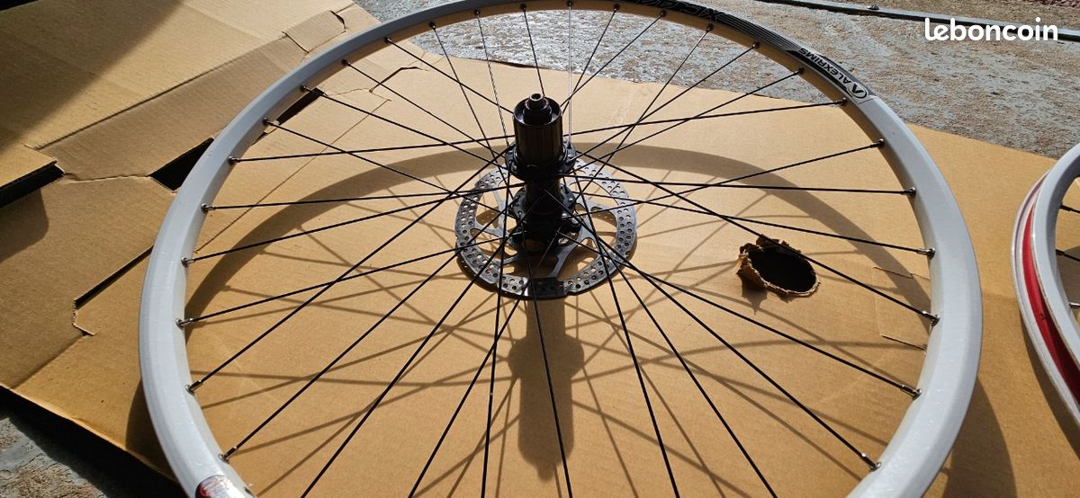 Jeu De Roues VTT 26" WTB Speed Disc/Alexrims Ace - Occasion à Restaurer, Frein Disque