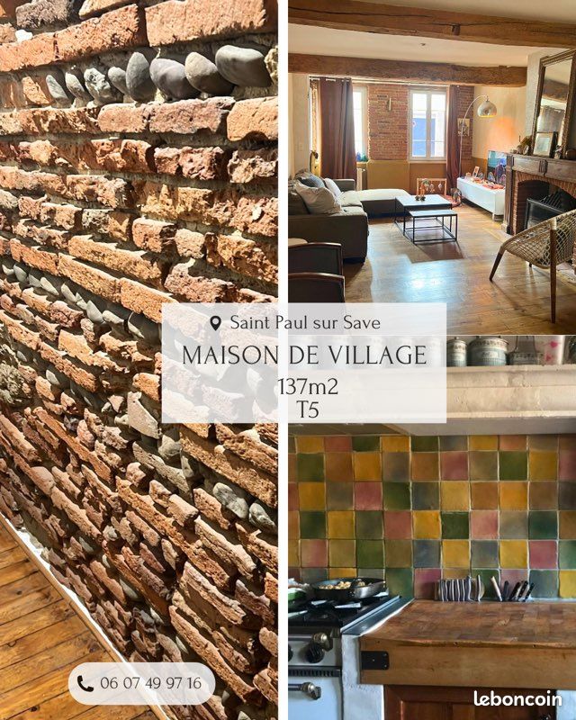 Maison 5 pièces 135 m² · à Saint-Paul-sur-Save · 135 m² · 280 000 €