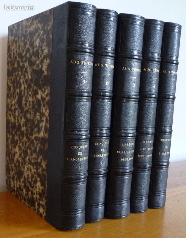 Histoire de la CONQUETE de l'ANGLETERRE par les NORMANDS + … (1859) Complet des 5 volumes (image 1)