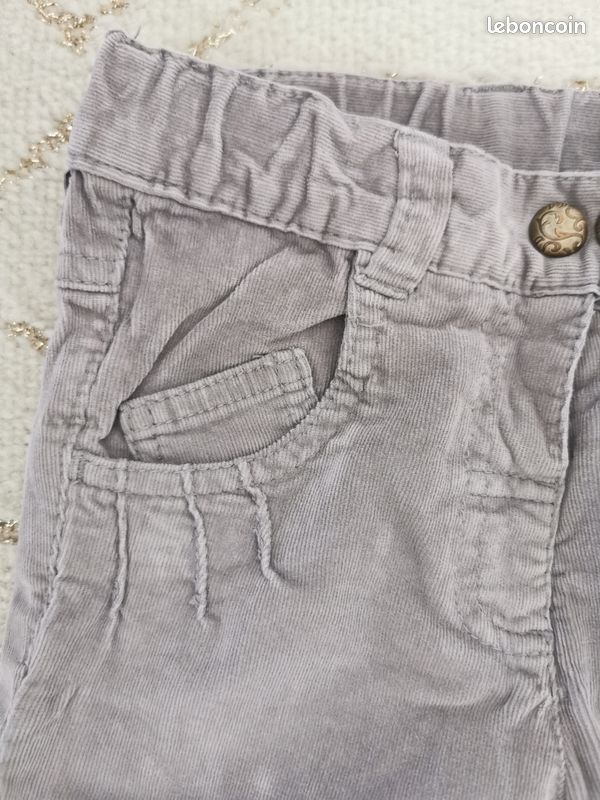 Pantalon velours fille 5 ans (image 2)