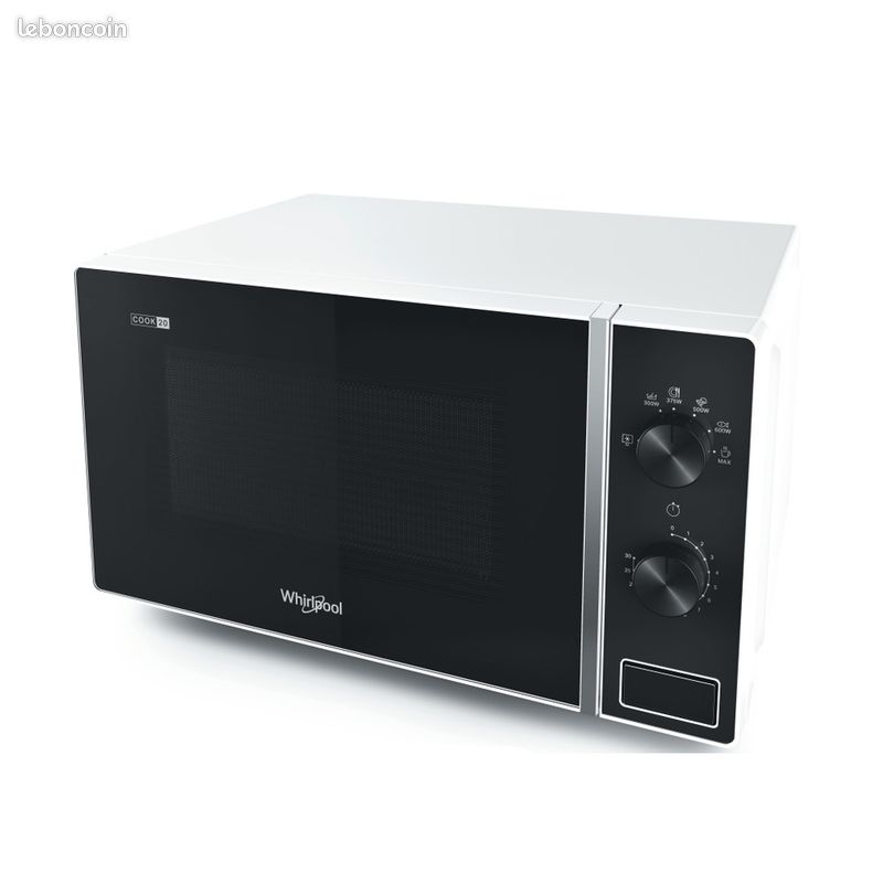 Micro-ondes Whirlpool MWP 101 W – 20L – 700W – Très bon état (image 3)