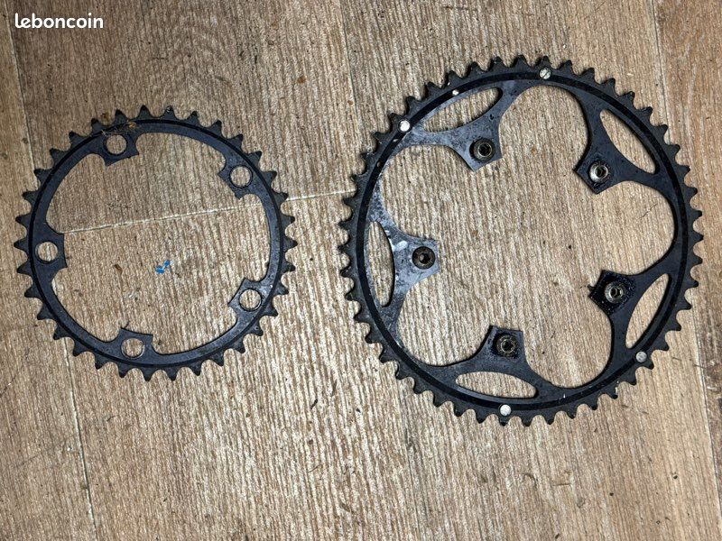 Lot De 2 Plateaux Pédalier STRONGLIGHT – Neufs, Avec Légers Défauts, Vélo