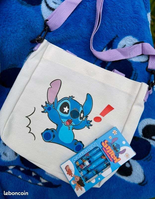 Sac fourre-tout Disney Stitch neuf (image 1)