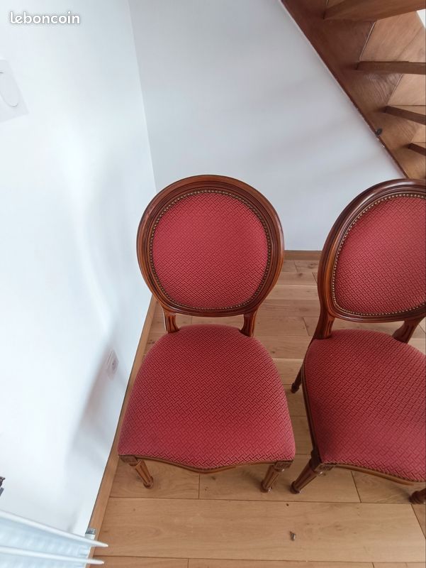 Lot 4 chaises médaillon (image 5)