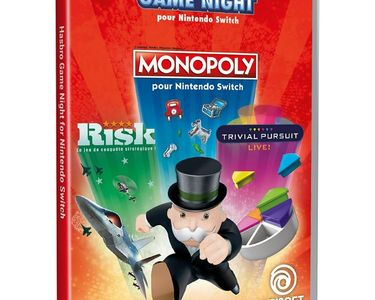 Boîte jeu switch game night monopoly risk trivial poursuit - Jeux vidéo Boîte jeu switch game night monopoly risk trivial poursuit - Jeux vidéo