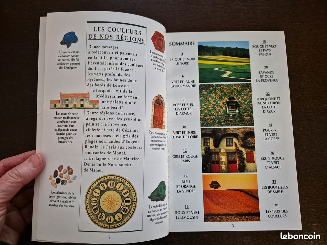 « les couleurs de nos régions » : 1 livre broché (image 2)