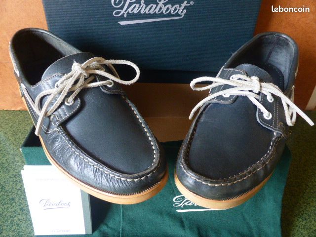 Chaussures Paraboot Parachoc - Derbies En Cuir Noir - Taille 43 (10 US) - Neuf Sans Boîte