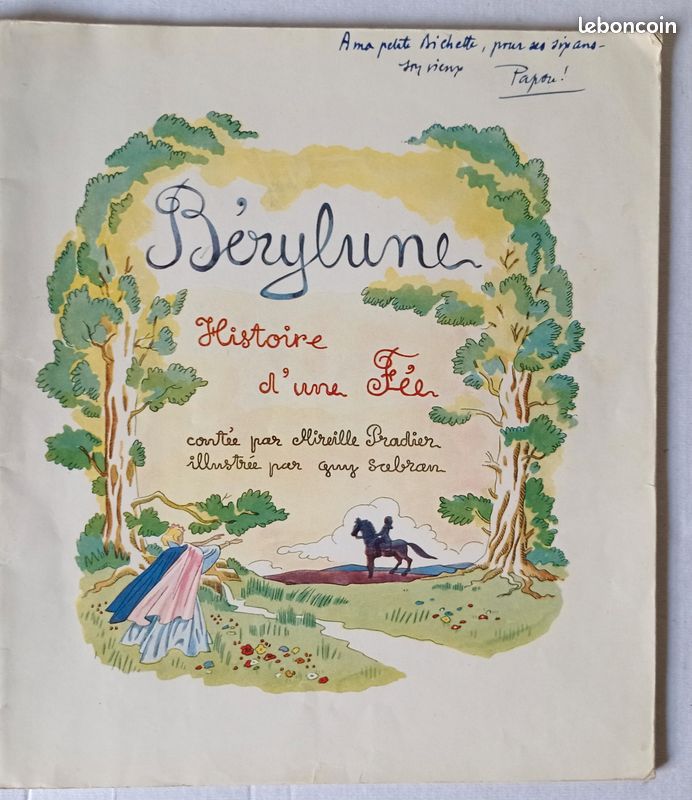 "Bérylune: Histoire d'une fée" Auteur Mireille Pradier, Illustrations Guy Sabran 1944 (image 4)