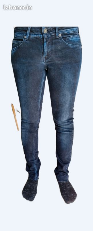 Jeans Bleu Slim Fit Pepe Jeans Taille 27 Pour Femme - Occasion En Très Bon état