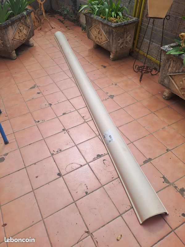Gouttière PVC modèle 33 - 4m de long (image 3)