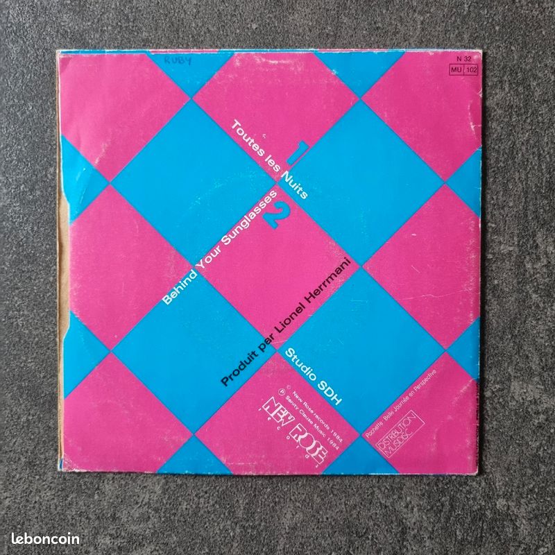 Les Calamités toutes les nuits Vinyle 45T Bon état (image 3)
