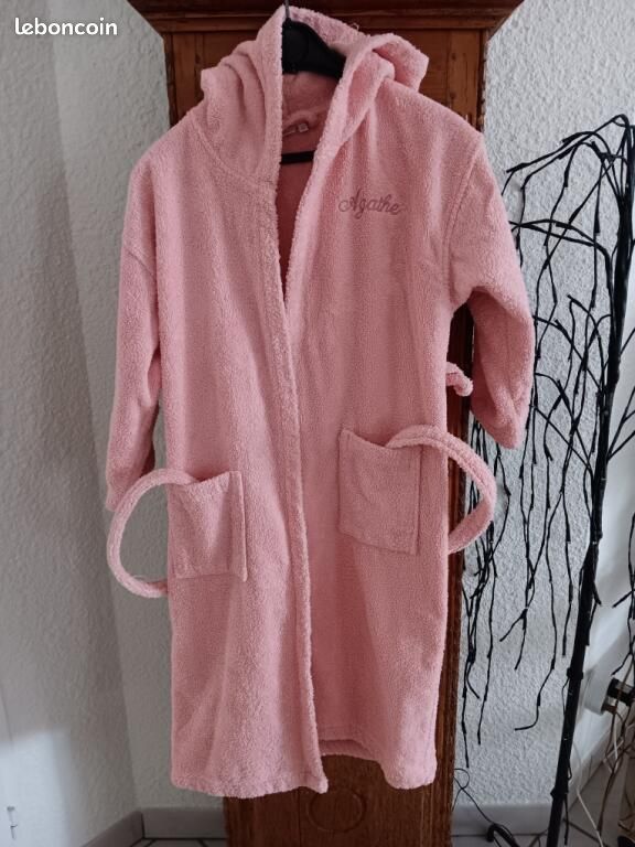 Peignoir de bain, fille, 10 ans, personnalisé 