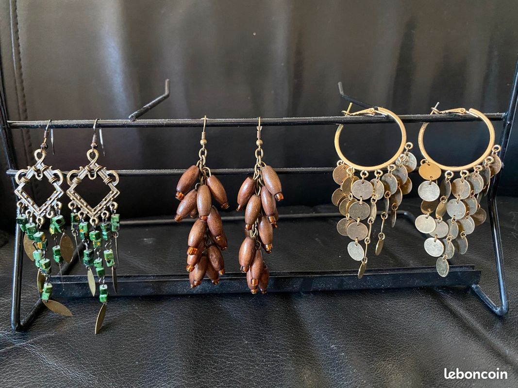 Boucles d’oreilles 2 l’unité (image 3)