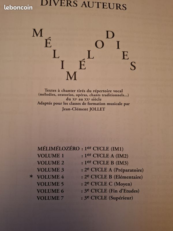 Méli mélodies volume 4 Cycle B (image 2)