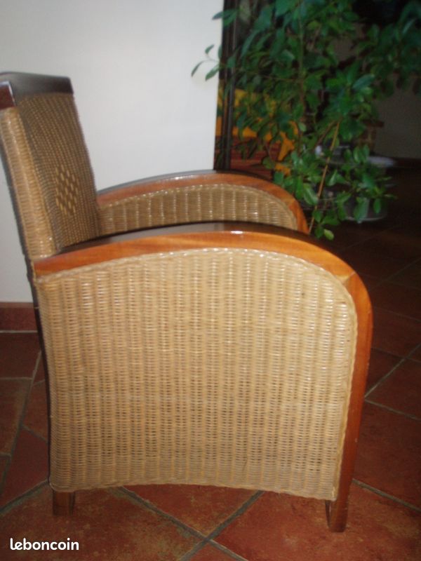 Fauteuil en rotin (image 2)