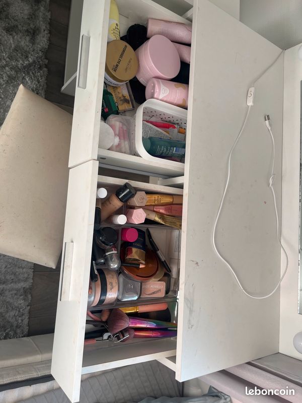 Coiffeuse avec tabouret ikea (image 2)