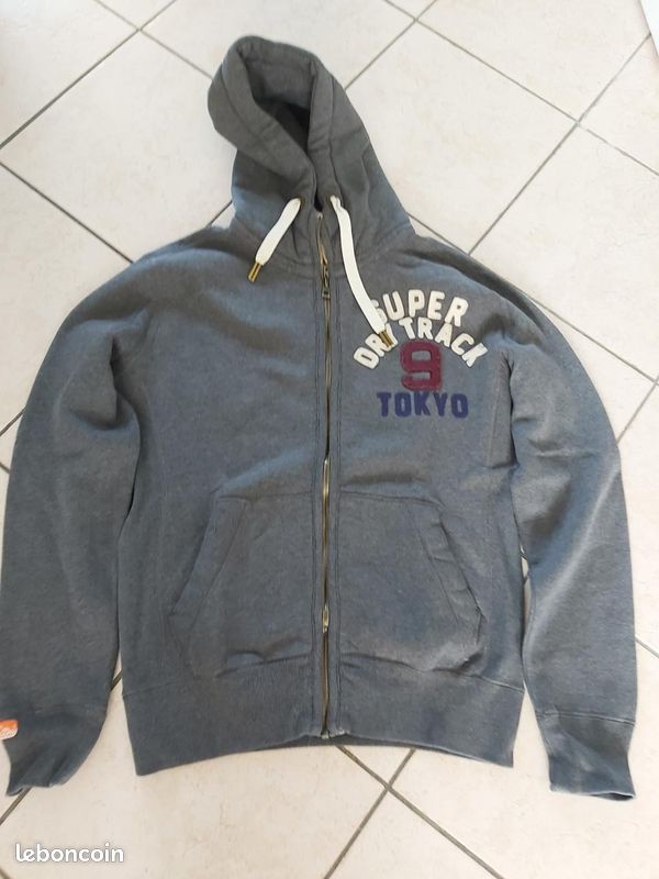 Superdry Gilet ZippÃ© Capuche Homme Vest Gilet ZippÃ© Superdry