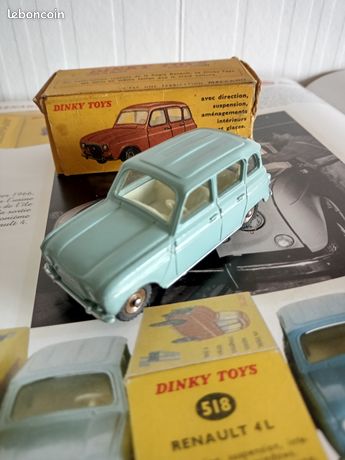 Dinky Toys 518 - Boîte D'origine Renault 4L, Fabrication Française Meccano, Collection
