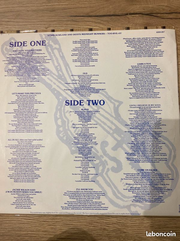 Vinyle dexys midnight runners (image 4)