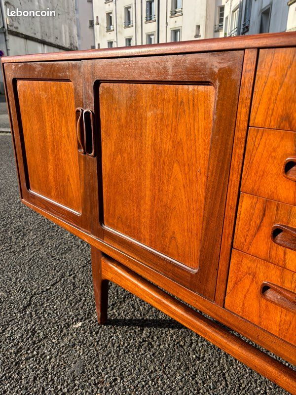 Ancienne grande enfilade scandinave teck vintage (image 6)