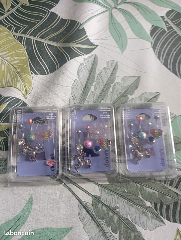 Lot percing nombril neuf (image 1)