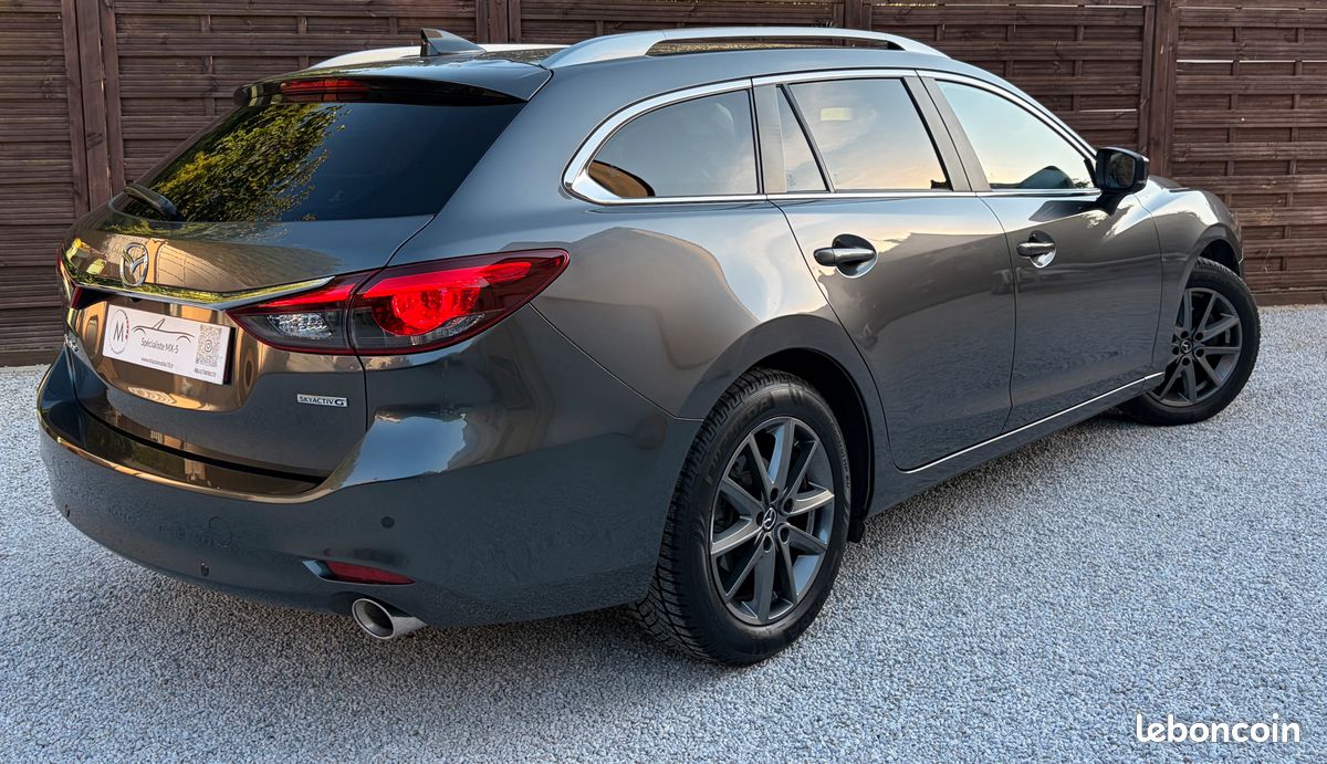 MAZDA 6 SW 2L 165 Exclusive BVA / CarPlay & Caméra / LED & Affichage tête haute / Historique complet MAZDA / Garantie 12MOIS (image 2)