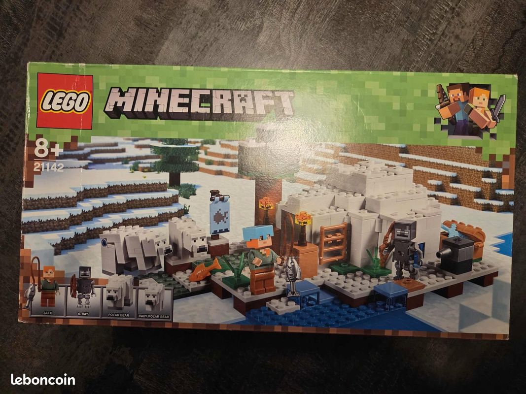 ❄️ À VENDRE – LEGO Minecraft 21142 L'Igloo Polaire (The Polar