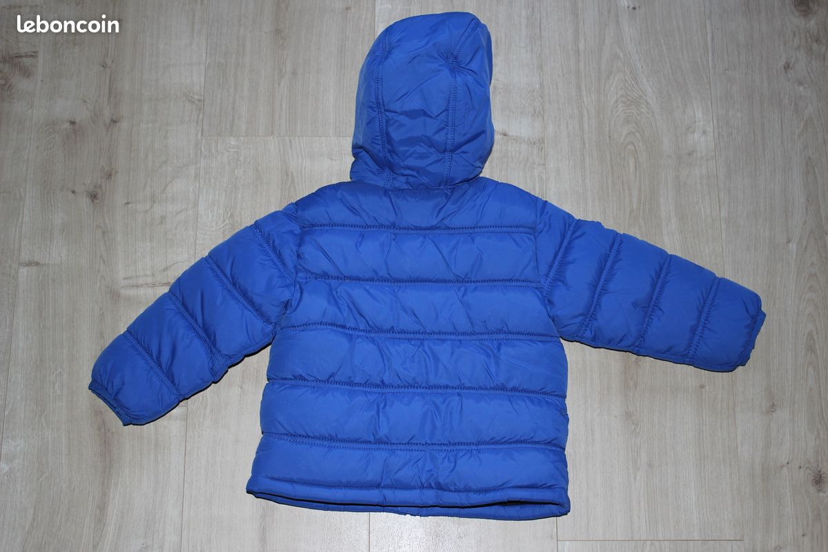 Blouson doudoune bleu orchestra 2 ans (image 3)