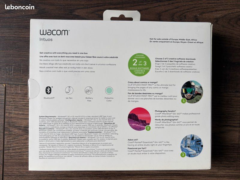 Tablette graphique Wacom Intuos Bluetooth (image 2)