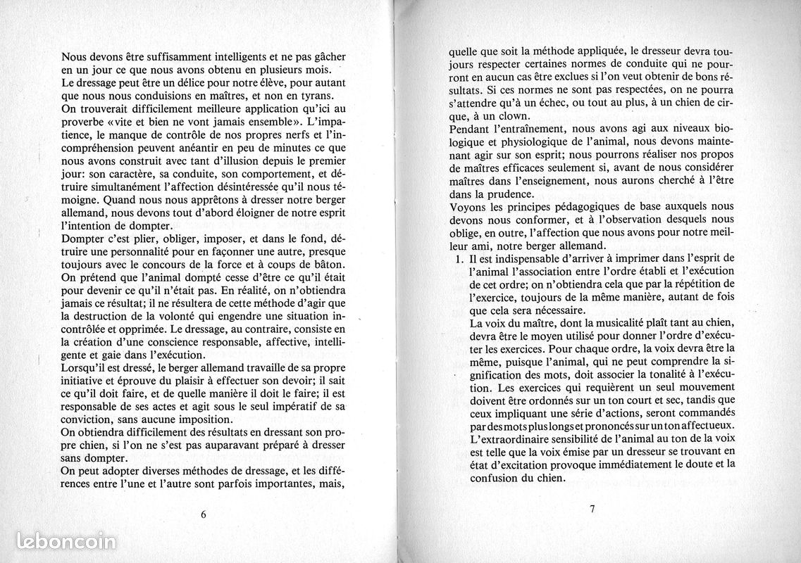 Dressage du Berger Allemand - Alphonse Pacheco - Année 1984 (image 4)