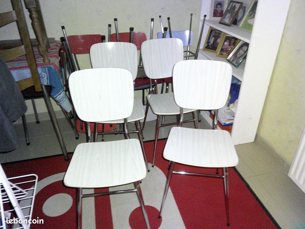Tables chaises et tabourets en formica (image 5)