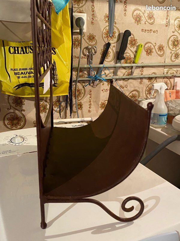Porte revues métallique marron (image 2)