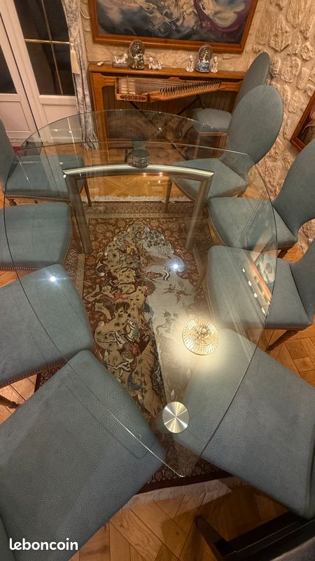 Table dinatoire et 8 chaises Roche Bobois (image 13)