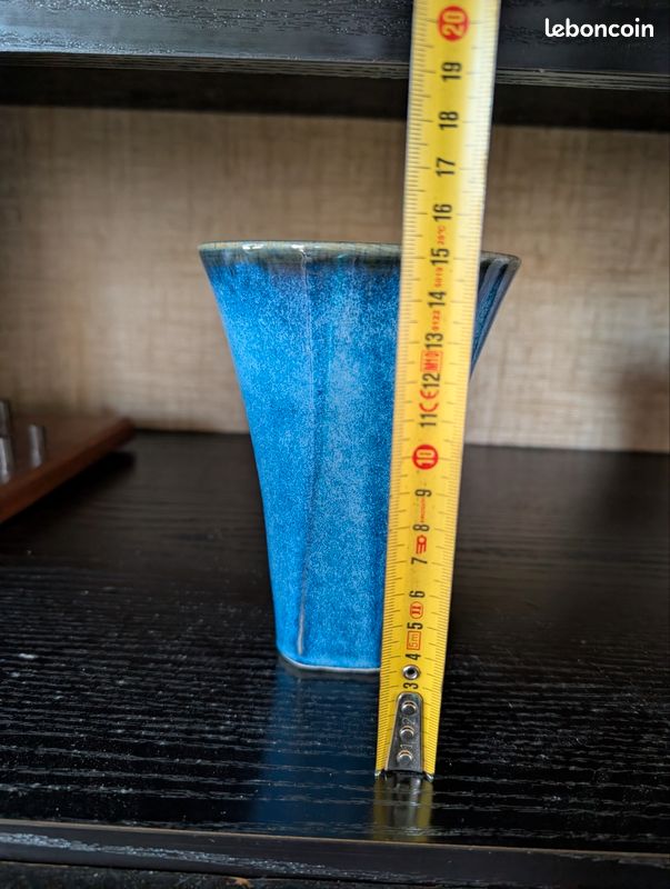 Petit vase bleu (image 3)