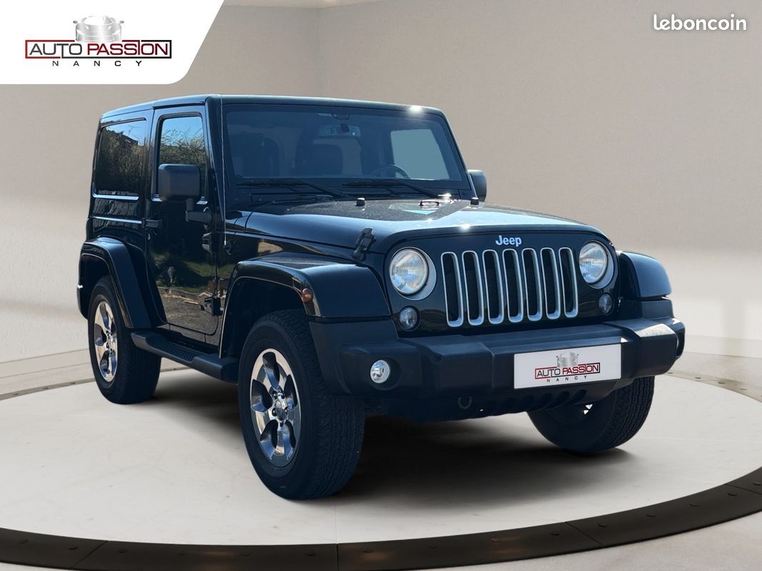 Jeep Wrangler Unlimited 2.8 CRD 200cv 4WD BVA Sahara Hard Top Régulateur Sièges Chauffants JA18 LIVRAISON POSSIBLE (image 2)
