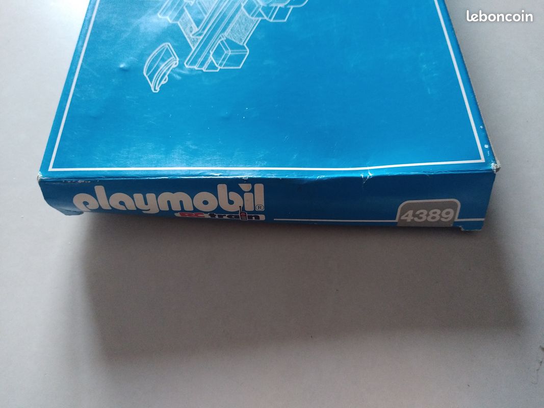 4389 PLAYMOBIL TRAIN RC : Aiguillage embranchement droit (V.2 de 1988..) (image 3)