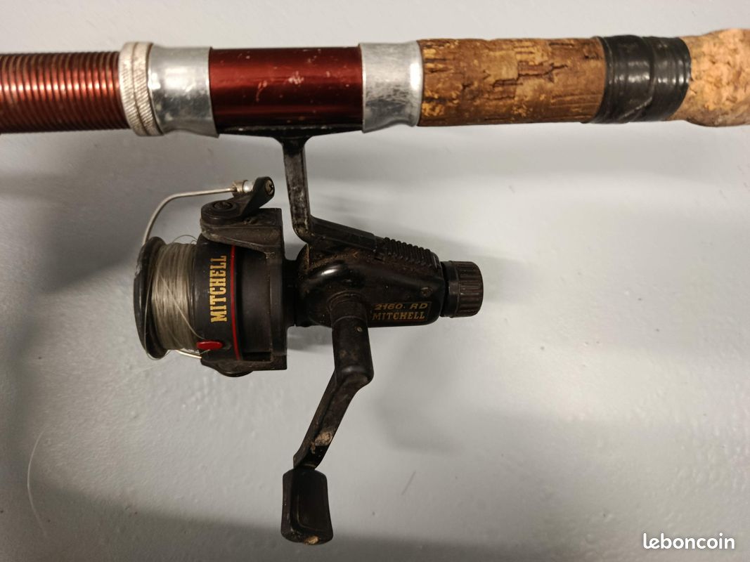 Ancien Moulinet/canne à Pêche Vintage Fishcrafters - Pointe En Laiton - Brevet 2502231
