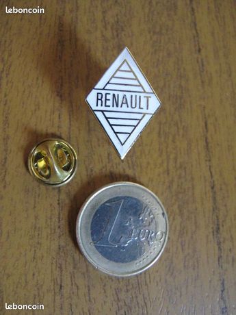 Pin's émaillé Ancien Logo Renault, Thème Voiture, Collection Garage