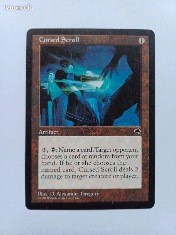 Cursed Scroll MTG édition : Tempête (image 1)