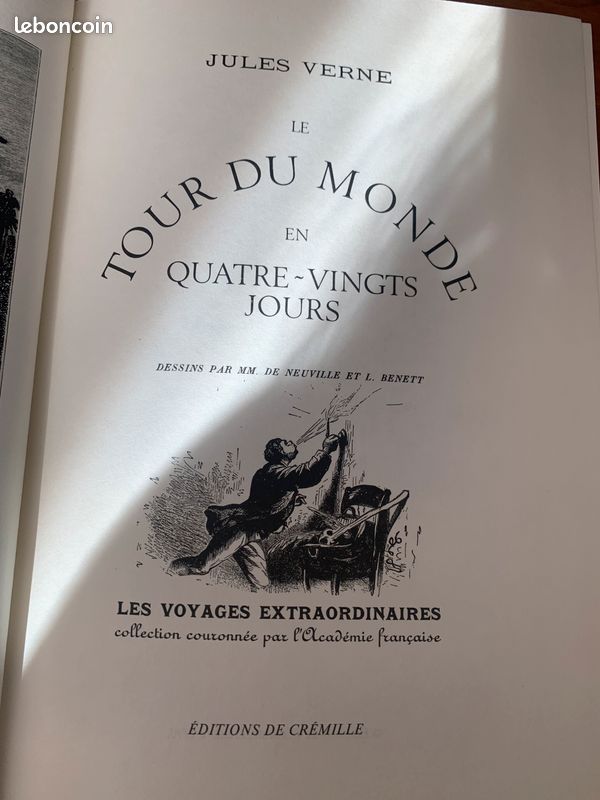 Livre Jules verne le tour du monde en 80 jour (image 3)
