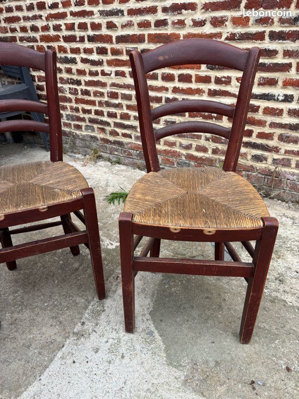 4 chaises anciennes (image 4)