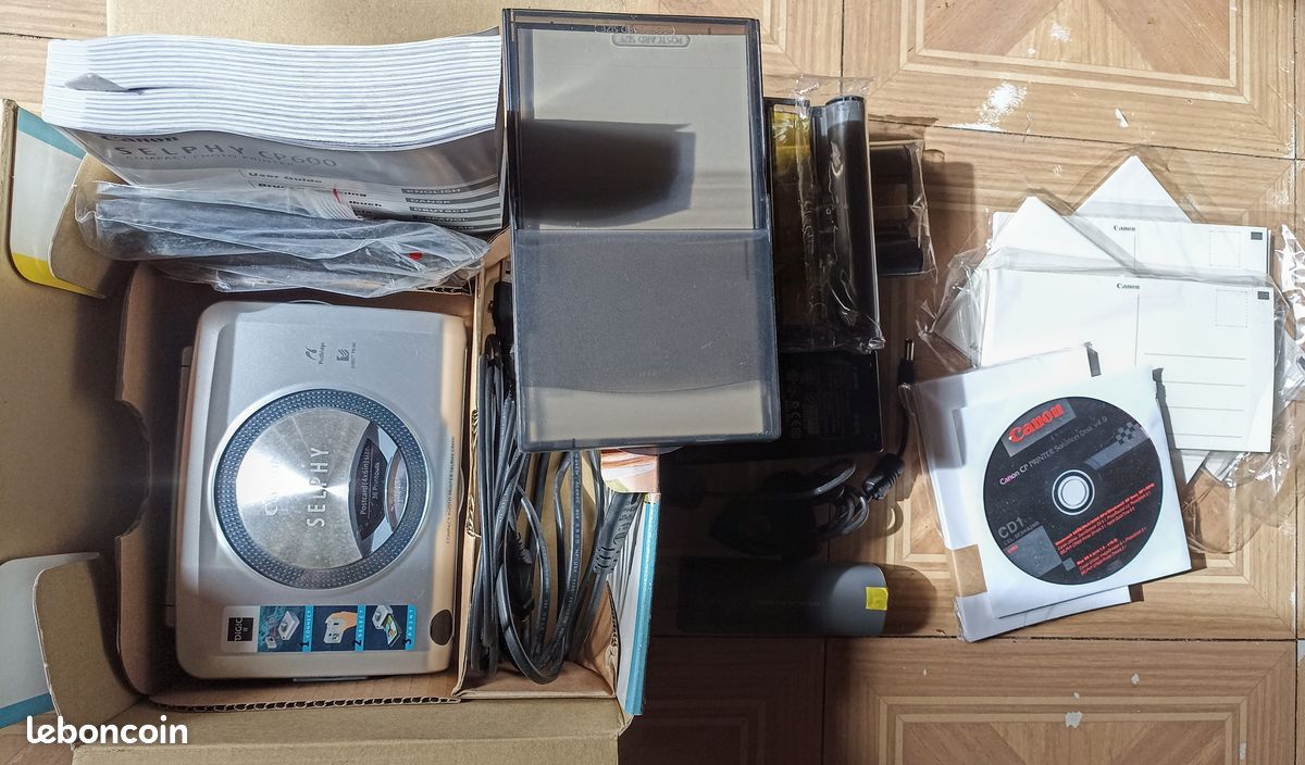 Imprimante CANON Selphy CP600 carte postale + PC portable TOSHIBA (image 2)