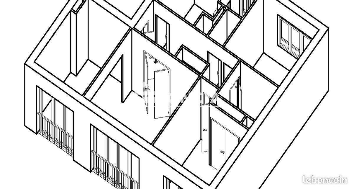 Appartement 4 pièces 60 m² · à Caen · 60 m² · 830 €/mois